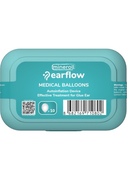 Yedek Balon Seti, Orta Kulak Koruyucu, 10 Adet, Lateks İçerir, Türkiye Üretimi