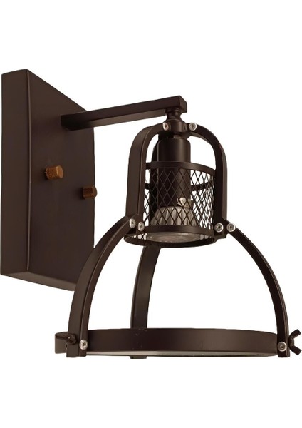 Titan Siyah Metal Kafes Aplik