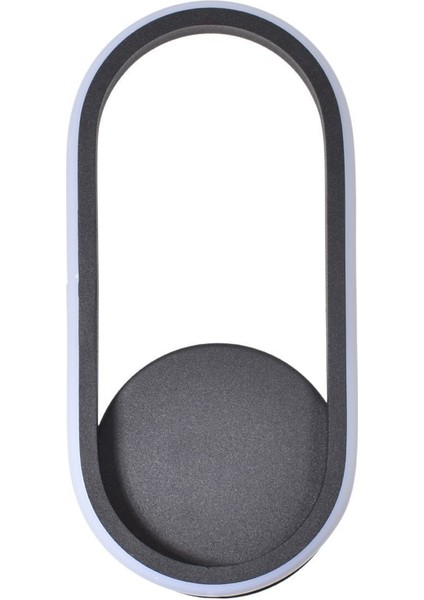 Ortega Modern Tasarım Siyah Renk Gün Işığı Ledli Banyo - Mutfak - Salon Ledli Duvar Aplik