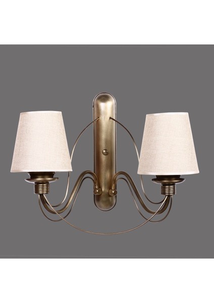 Yeni Berfin Pilli 2 Li Aplik Eskitme Hasır Abajurlu fırsatları