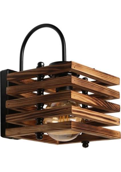 Yeni Avni Pilli Kare Ahşap Yanık Aplik modelleri