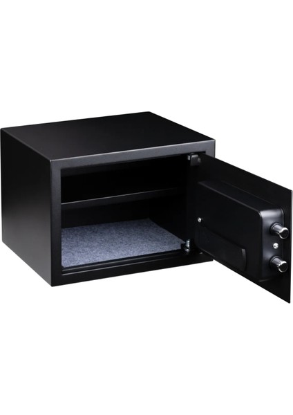 Çelik Elektronik Şifreli ve 2 Anahtarlı Silah Para Değerli Eşya Ofis Ev Otel Kasası