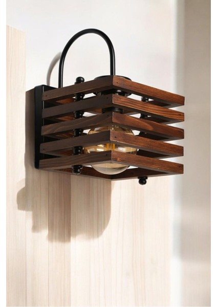 Yeni Avni Pilli Kare Ahşap Ceviz Aplik fiyatları