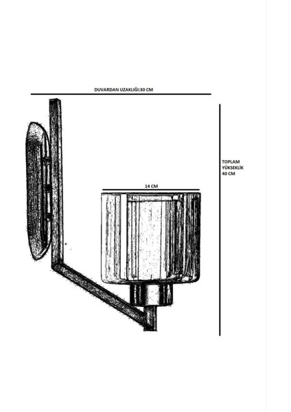 Yeni Ruby Pilli Siyah Bal Camlı Aplik fırsatları