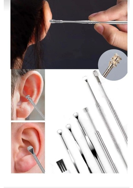 Paslanmaz Çelik Kulak Temizleme Seti, Sağlıklı ve Güvenli Kulak Bakımı fırsatları