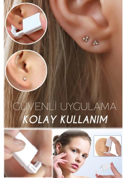 5'li Taşınabilir Kulak ve Vücut Delik Kiti, Hijyenik ve Pratik Kullanım