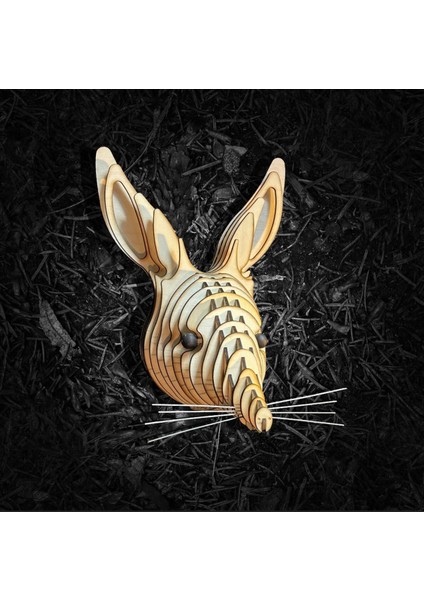 Kelb Köpek Kafası Doğal Ahşap Lazer Kesim Rustik Salon Aplik Duvar Dekoru 3D Tablo Pano (Peri Ledli fiyatları