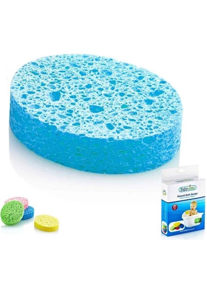 Babyjem Bebek Banyo Süngeri Selülozik 020 Mavi