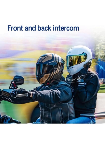 BT-12B 2 Binici Eşleşme Özellıklı Motosiklet Bluetooth Intercom