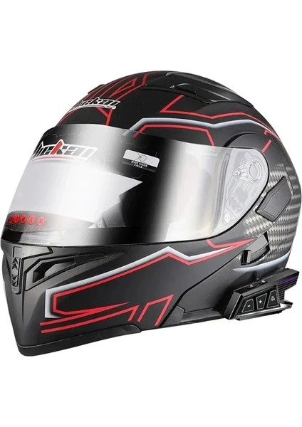 BT40 Kask Kulaklık Bluetooth Motosiklet Kulaklık Intercom 5.3
