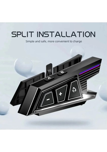 BT40 Kask Kulaklık Bluetooth Motosiklet Kulaklık Intercom 5.3