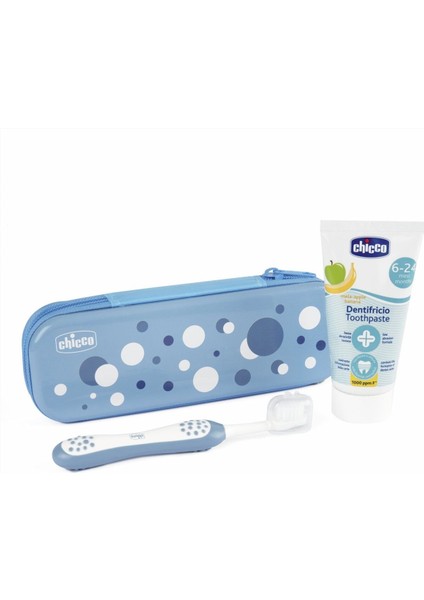 Chicco Diş Fırçası Seti 6 Ay Blue