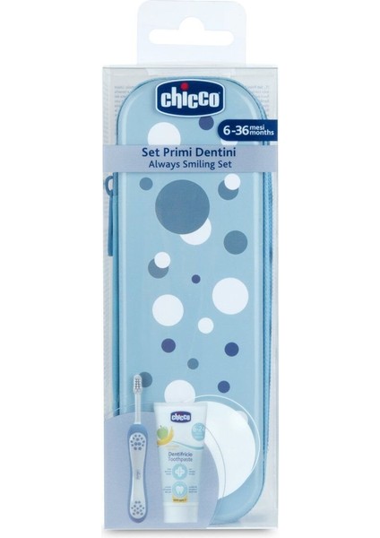 Chicco Diş Fırçası Seti 6 Ay Blue