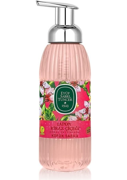 Doğal Zeytinyağlı Köpük Sabun 500ML Japon Kirazı Çiçeği