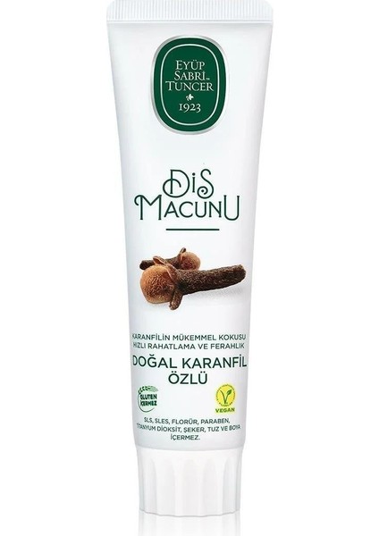 Doğal Diş Macunu 90 gr Karanfil fiyatları