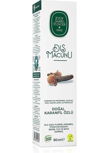 Doğal Diş Macunu 90 gr Karanfil modelleri