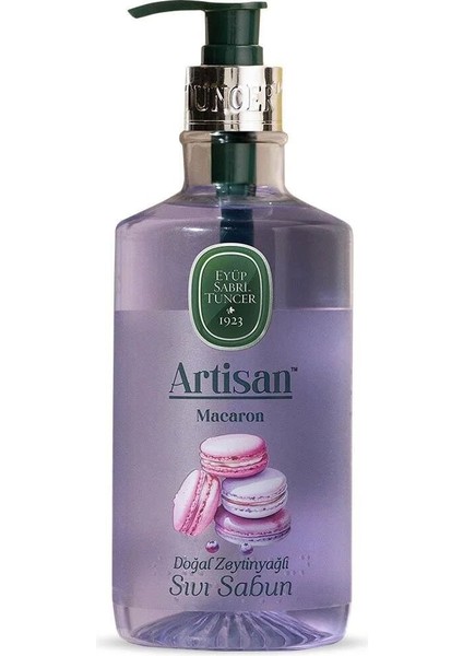 Artisan Doğal Zeytinyağlı Sıvı Sabun 600 ml Macaron