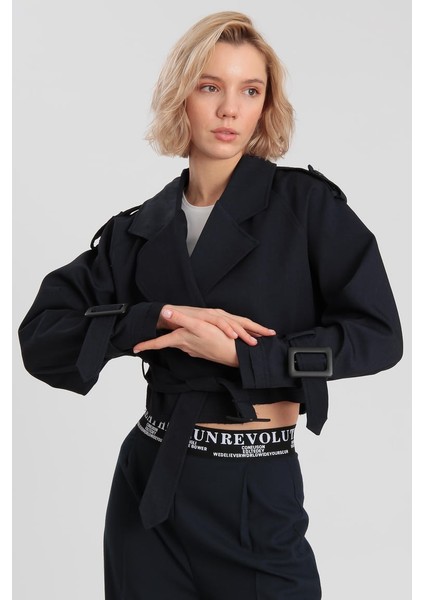 Reglan Kısa Ceket/trençkot