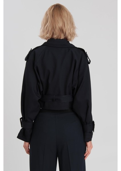 Reglan Kısa Ceket/trençkot