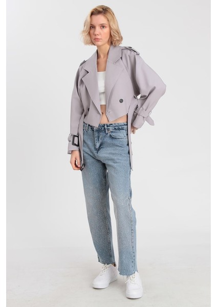 Reglan Kısa Ceket/trençkot