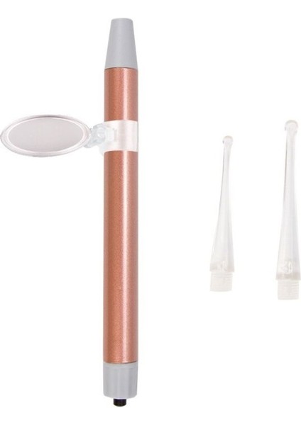 LED Işıklı Silikon Kulak Temizleme Çubuğu Büyüteçli Sağlık Aleti