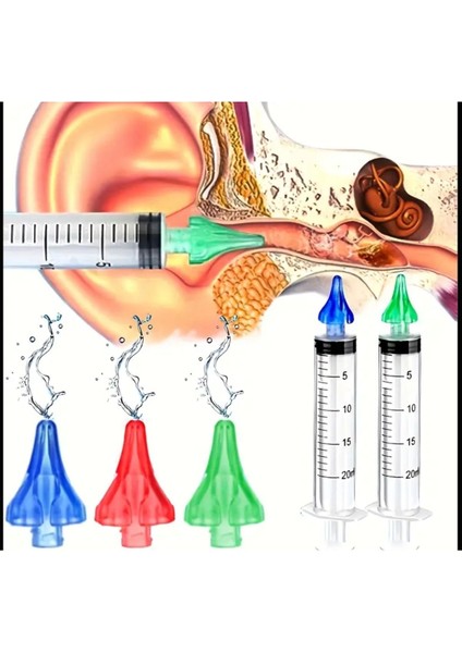 Yıwu 1 Set Polipropilen Kulak Irrigasyon Sistemi, Evrensel Kulak Yıkama Bakım Kırmızı fiyatları