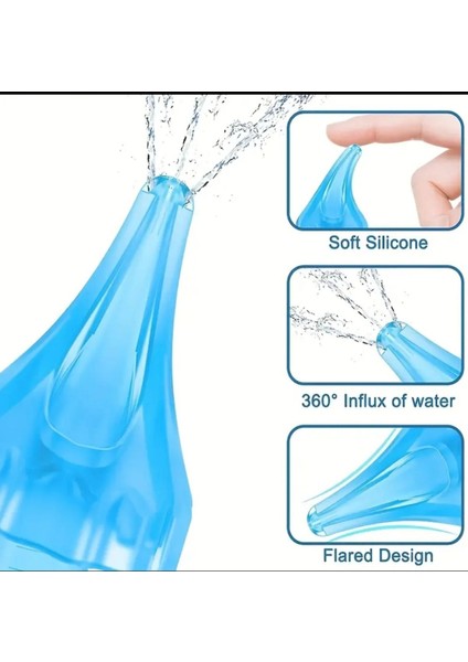 Yıwu 1 Set Polipropilen Kulak Irrigasyon Sistemi, Evrensel Kulak Yıkama Bakım Kırmızı