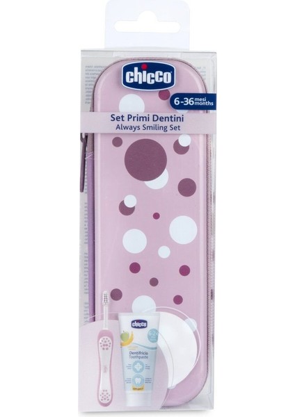 Chicco Diş Fırçası Seti 6 Ay Lila