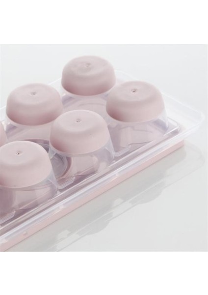Buffer® 12LI Kapaklı Yapışmaz Silikon Tabanlı Plastik Küp Buz Kalıbı