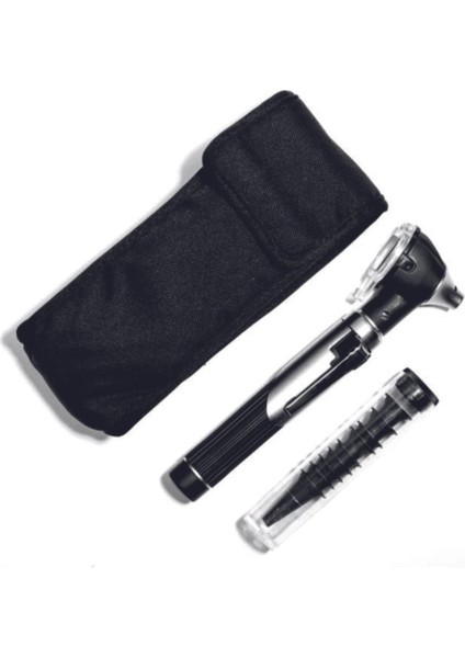 Fıber Otoskop Siyah - Pratik ve Güçlü Tıbbi Cihaz, Kolay Kullanım