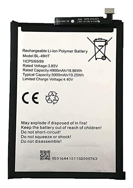 Tecno Spark 6 Pil Batarya Ke7 BL-49HT