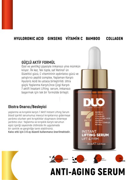 7 Aktifli Instant Lifting Serum