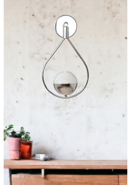 Deco Aplik Modern Tasarım Krom Renk Led'li Cafe - Mutfak – Yatak Odası – Hol Duvar Aplik fiyatları