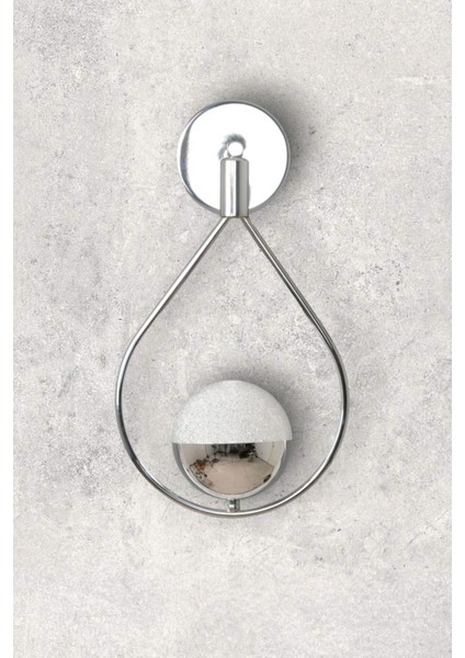 Deco Aplik Modern Tasarım Krom Renk Led'li Cafe - Mutfak – Yatak Odası – Hol Duvar Aplik modelleri