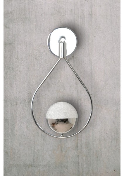 Deco Aplik Modern Tasarım Krom Renk Led'li Cafe - Mutfak – Yatak Odası – Hol Duvar Aplik fırsatları