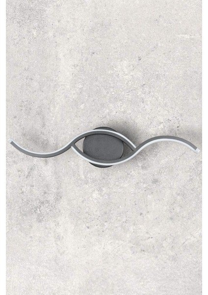 Ezgi Modern Tasarım Siyah Renk Gün Işığı Ledli Banyo - Mutfak - Salon LED Duvar Aplik fırsatları