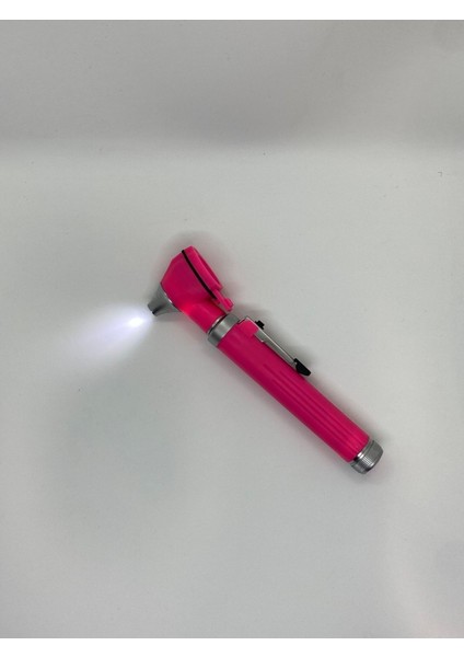Pembe Renkli Fiber Optik Otoskop, Güvenli ve Sağlıklı Kulak Kontrol Cihazı indirimleri