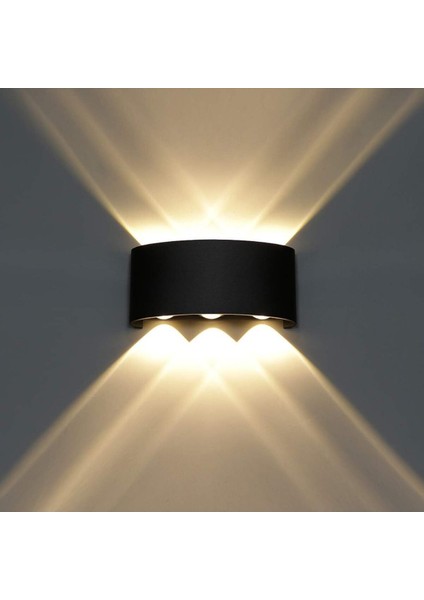 8011 10W LED Aplik Aydınlatma Çift Taraflı LED Dekoratif Duvar Aplik Suya ve Toza Karşı Dayanıklı fiyatları