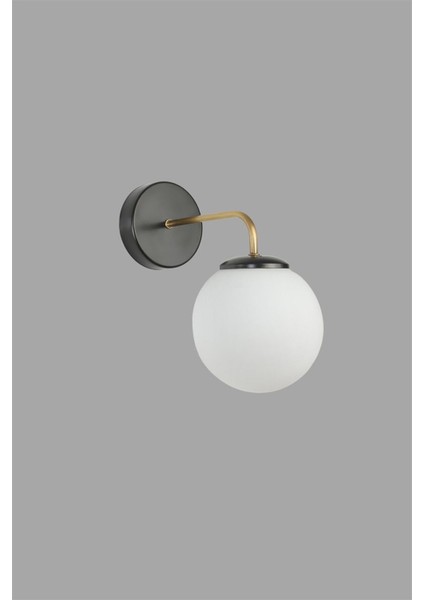 Pablo Siyah Beyaz Camlı Aplik modelleri