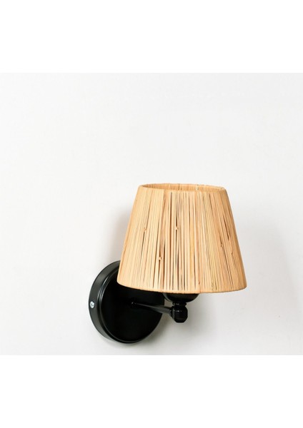 Kablolu El Yapımı Rafya Aplik Kolay Montaj