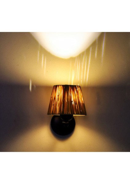 Kablolu El Yapımı Rafya Aplik Kolay Montaj fiyatları