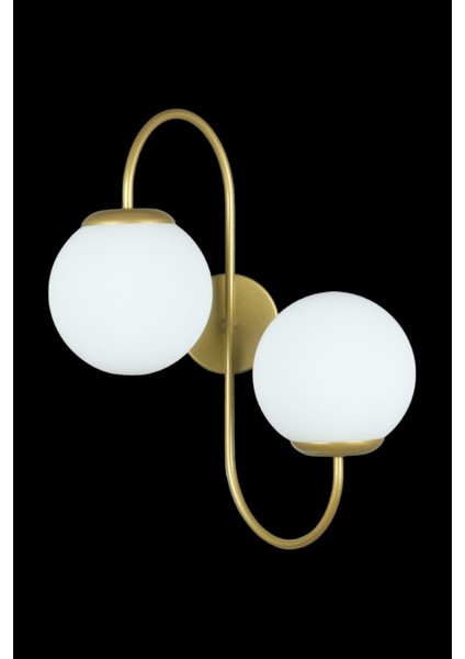 Jüpiter Aplik Modern Tasarım Eskitme Renk Beyaz Camlı Cafe - Mutfak – Yatak Odası – Hol Duvar Aplik indirimleri