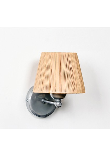 Kablolu El Yapımı Rafya Aplik(Kolay Montaj)