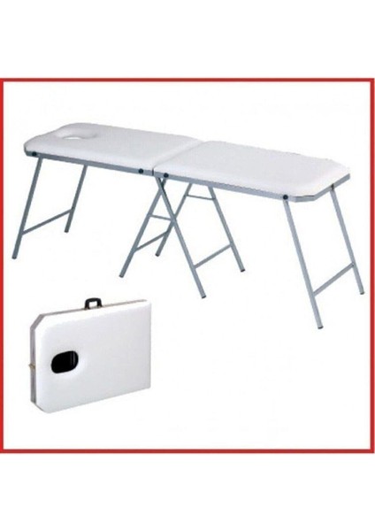 Katlanır Yüz Kısmı Açık Masaj Masası Portatif Katlanabilir Masaj Sedyesi Taşınabilir Hacamat Sedyes