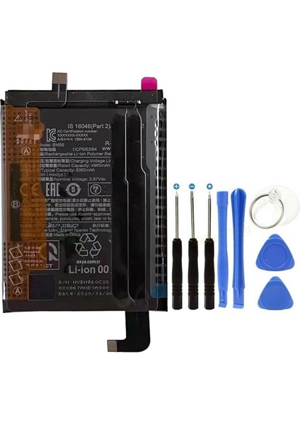 Xiaomi Redmi K40 Gaming 5g Pil Batarya BM56 ve Tamir Set