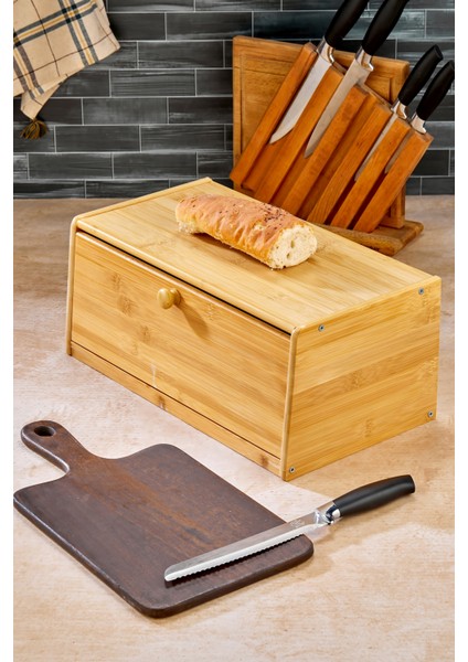 Bambu Ekmek Kutusu 42X23X18CM fırsatları