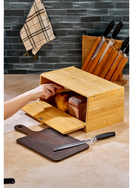 Bambu Ekmek Kutusu 42X23X18CM