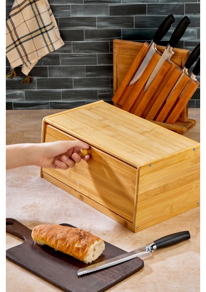 Bambu Ekmek Kutusu 42X23X18CM