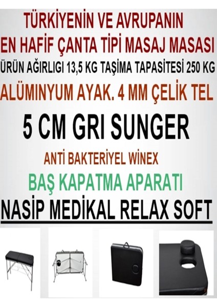 Yerli Soft Masaj Masası, Siyah, Uzun ve Geniş, Dayanıklı ve Konforlu Tasarım