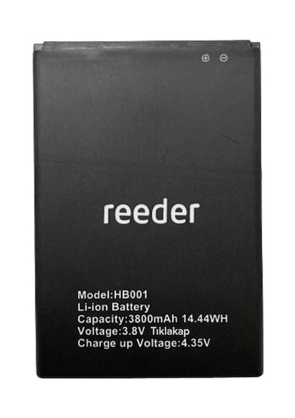 Reeder P13 Blue Maxl 2022 Batarya Pil HB001